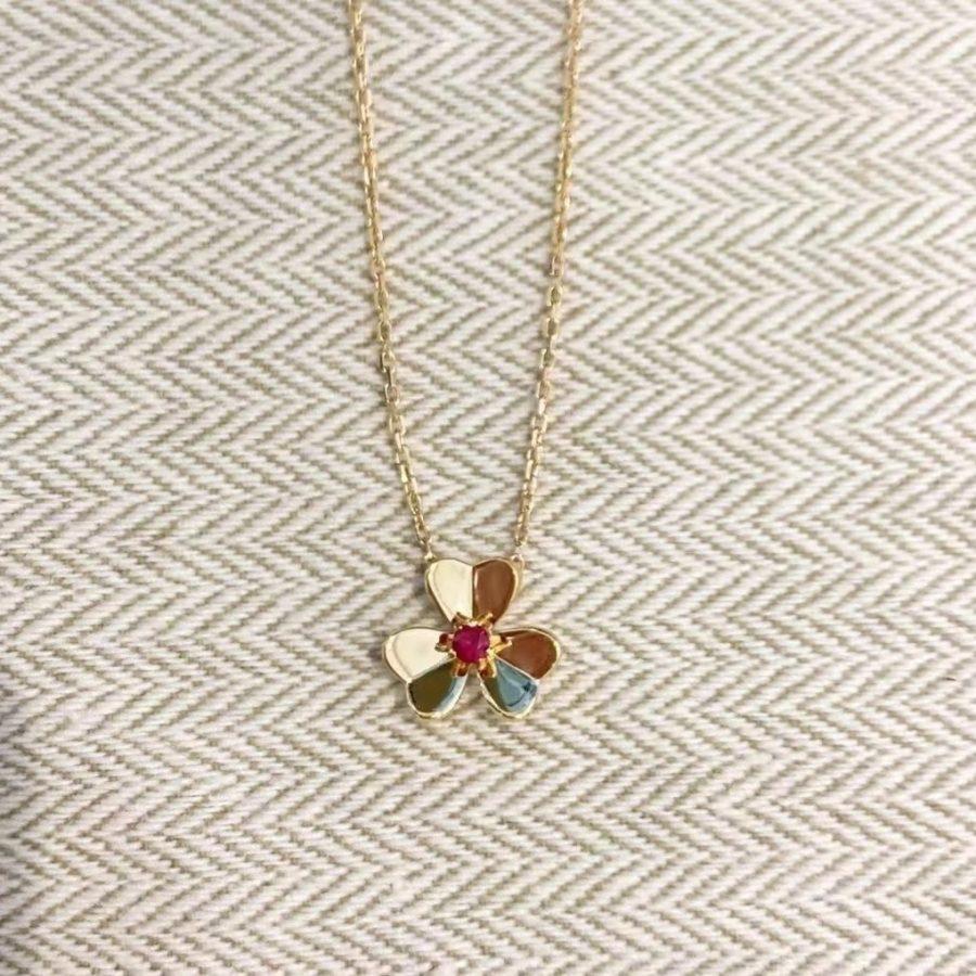 ??Loco?¡¥FRIVOLE GOLD FLOWER NECKLACE