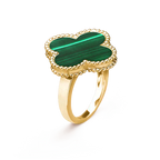 ??Loco?¡¥CLOVER MALACHITE RING