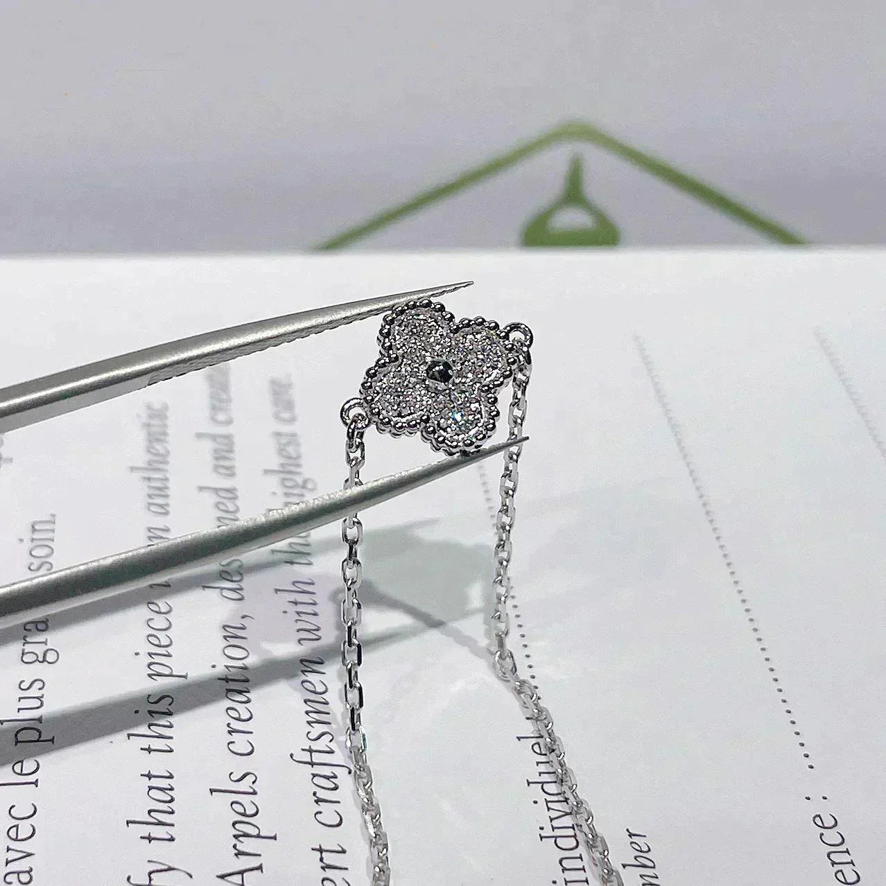 ??Loco?¡¥CLOVER  SINGLE FLOWER BRACELET SILVER