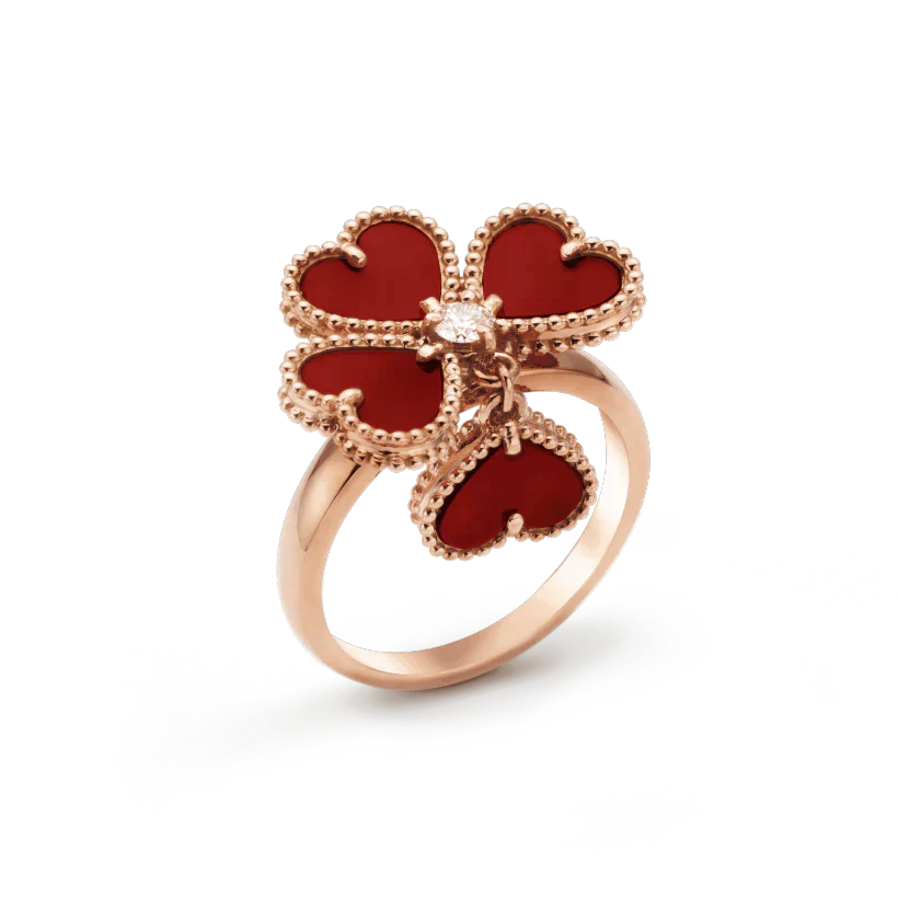 ??Loco?¡¥SWEET CLOVER CARNELIAN RING