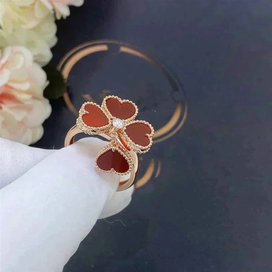??Loco?¡¥SWEET CLOVER CARNELIAN RING