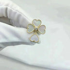 ??Loco?¡¥SWEET CLOVER WHITE MOP RING