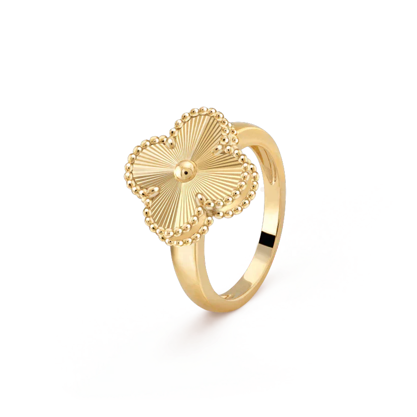 ??Loco?¡¥CLOVER GOLD RING