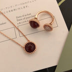 ??Loco?¡¥PERLEE COULEURS DIAMOND ROSE GOLD BETWEEN THE FINGER RING