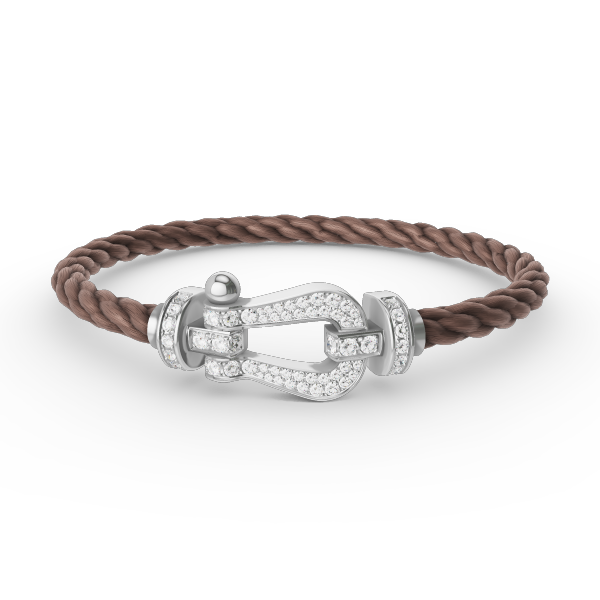 ??Loco?¡¥FORCE LARGE HORSESHOE FULL DIAMOND BRACELET SILVER