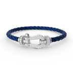 ??Loco?¡¥FORCE LARGE HORSESHOE FULL DIAMOND BRACELET SILVER