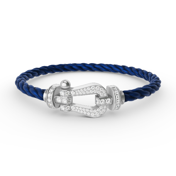 ??Loco?¡¥FORCE LARGE HORSESHOE FULL DIAMOND BRACELET SILVER