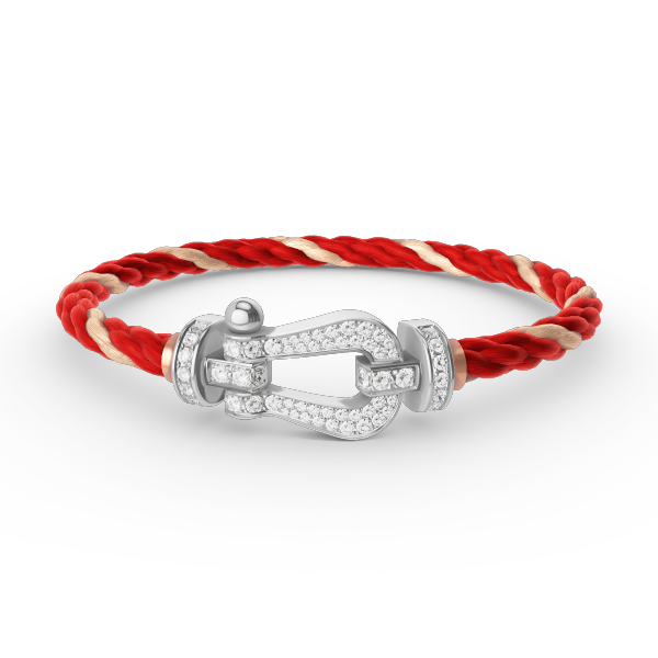 ??Loco?¡¥FORCE LARGE HORSESHOE FULL DIAMOND BRACELET SILVER