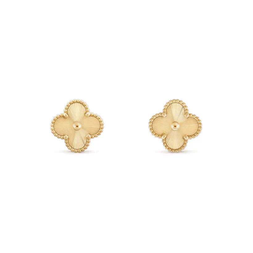 ??Loco?¡¥CLOVER MEDIUM 1 MOTIFS LASER EARRINGS