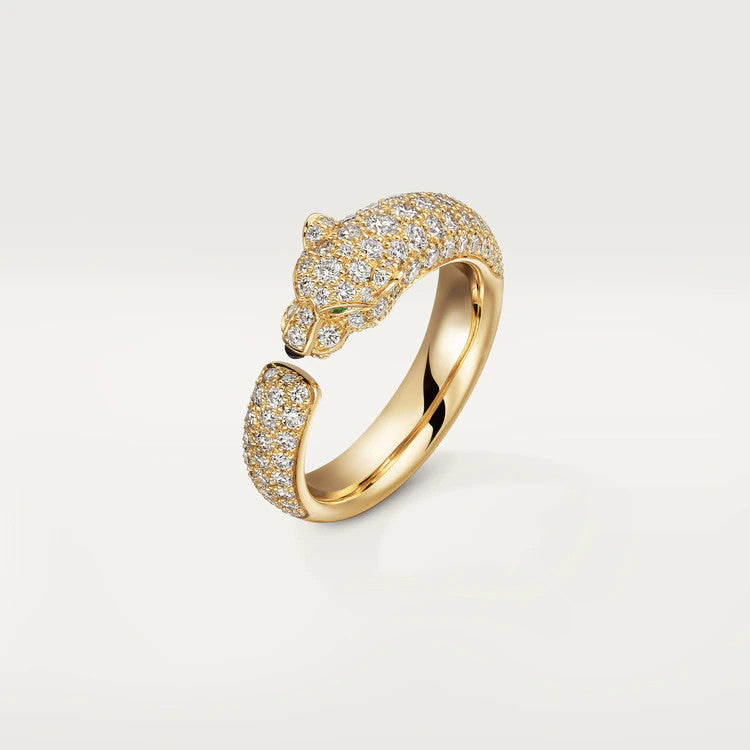 ??Loco?¡¥PANTHERE PINK GOLD DIAMOND RING